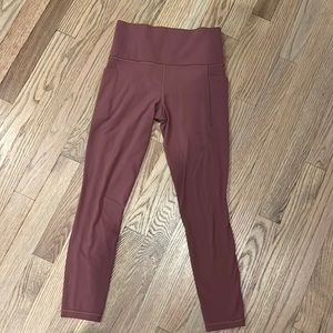 Athleta leggings berry rose
